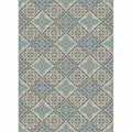 Sleep Ez 5 ft. 3 in. x 7 ft. 3 in. Galleria Savannah Area Rug, Gray SL1836417